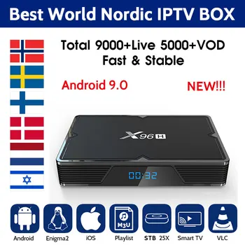 

X96H android tv box android 9.0+World IPTV subscription Sweden Norway Spain Israel Netherlands Europe IPTV m3u smart iptv box