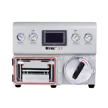 

UYUE X5 Vacuum OCA Laminating Machine Built-in Vacuum Pump Debubble Remove Machine For Samsung Edge iPhone Screen Repair