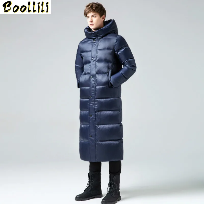Boollili Winter Long Goose Down Jacket Men Clothes Puffer Men's Coat Parka Jackets Doudoune Homme | Мужская одежда