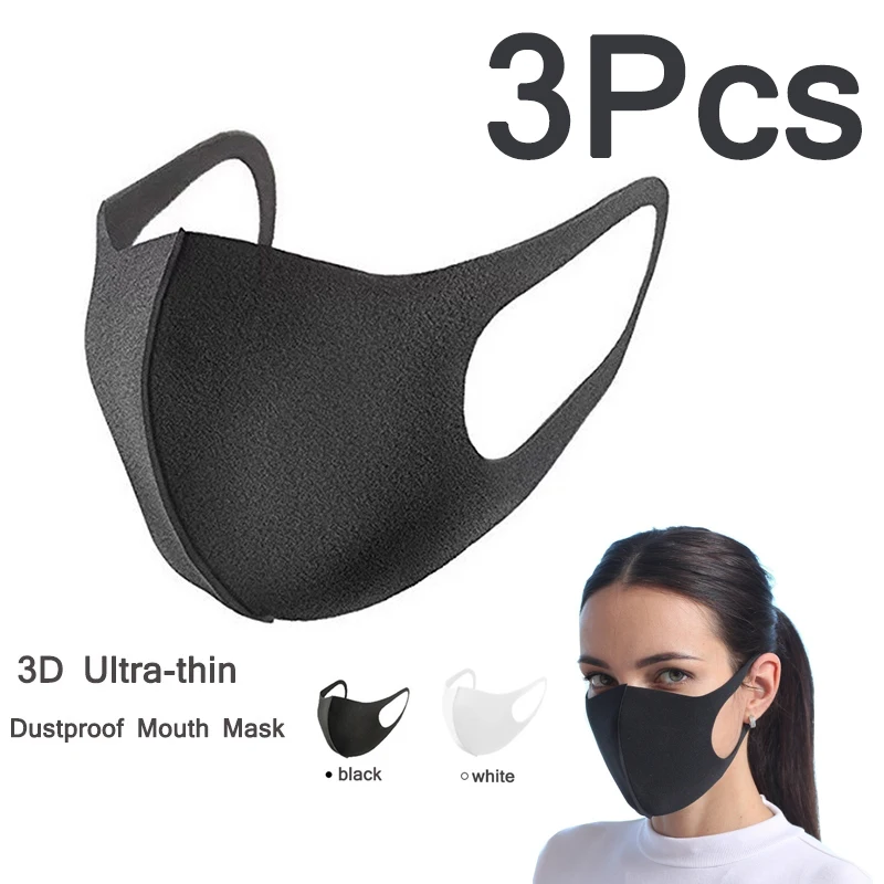 Dustproof Anti-Bacterial Anti-Haze Dust Anti-PM2.5 Pollen Allergy Mouth Masks