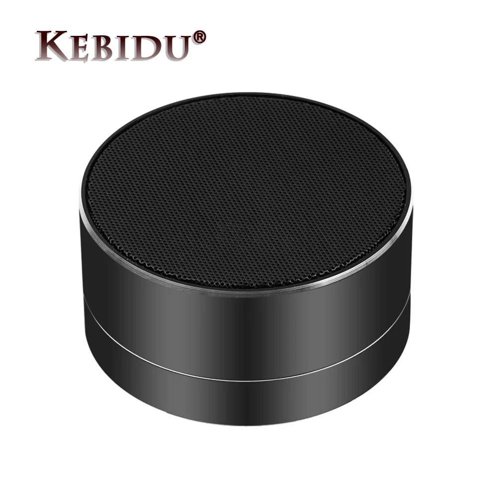 Kebidu Mini Speakers Super Bass Bluetooth Speaker Stereo Music Subwoofer Portable LED Loudspeaker Hands-free Call FM TF Card