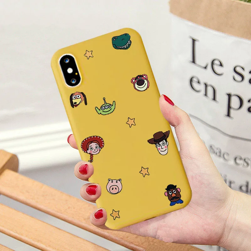История игрушек мультфильма чехол для телефона для IPhone 11 Pro Max X XR XS Max матовый анти-капля чехол для телефона для IPhone 7 8 6 6s Plus прозрачный чехол