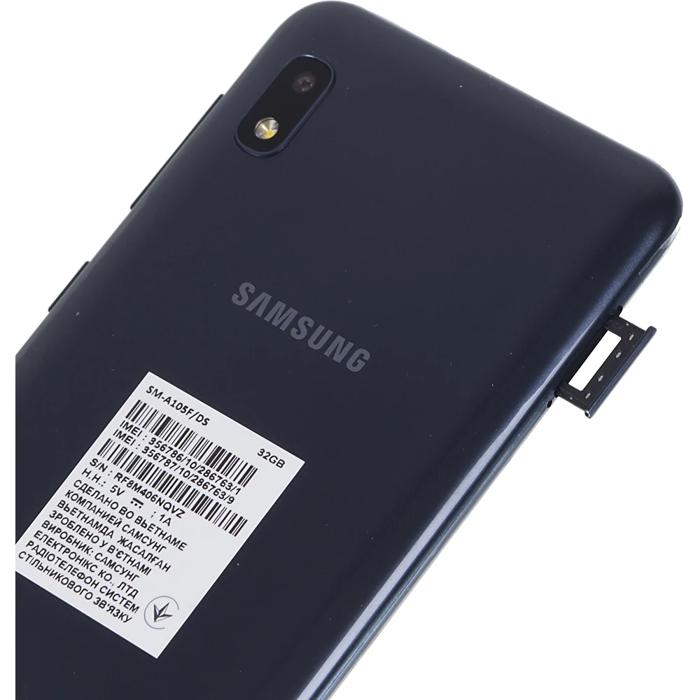 Смартфон SAMSUNG Galaxy A10 32Gb, SM-A105F, черный