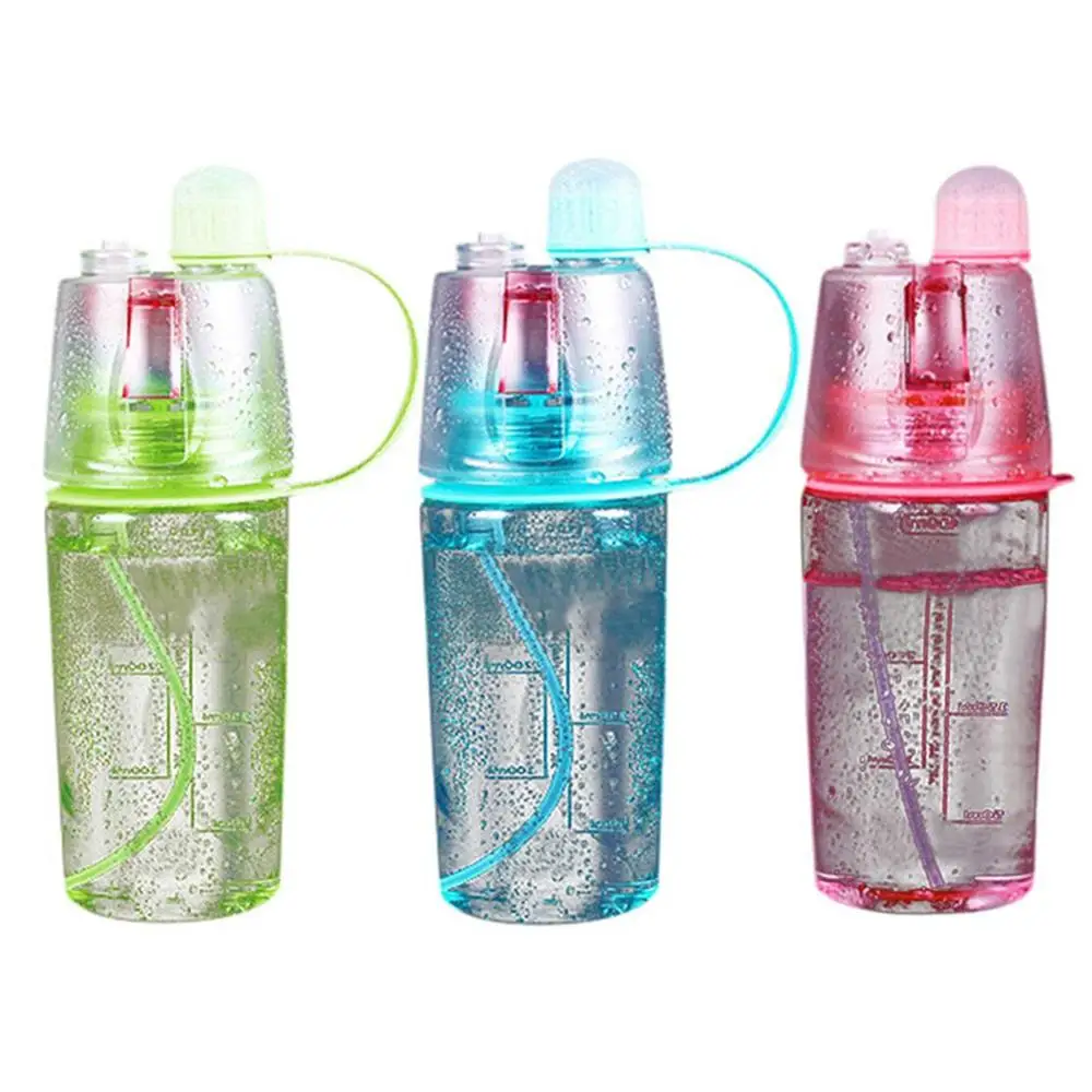 

Bicycle Kettle 600ml Sports Spray Plastic Cup Korean Water Spray Space Cup Portable Riding Kettle 30JP07