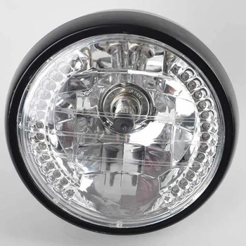 

Universal 6.7 Motorcycle Headlight Amber LED Turn Signal Indicator With Bracket