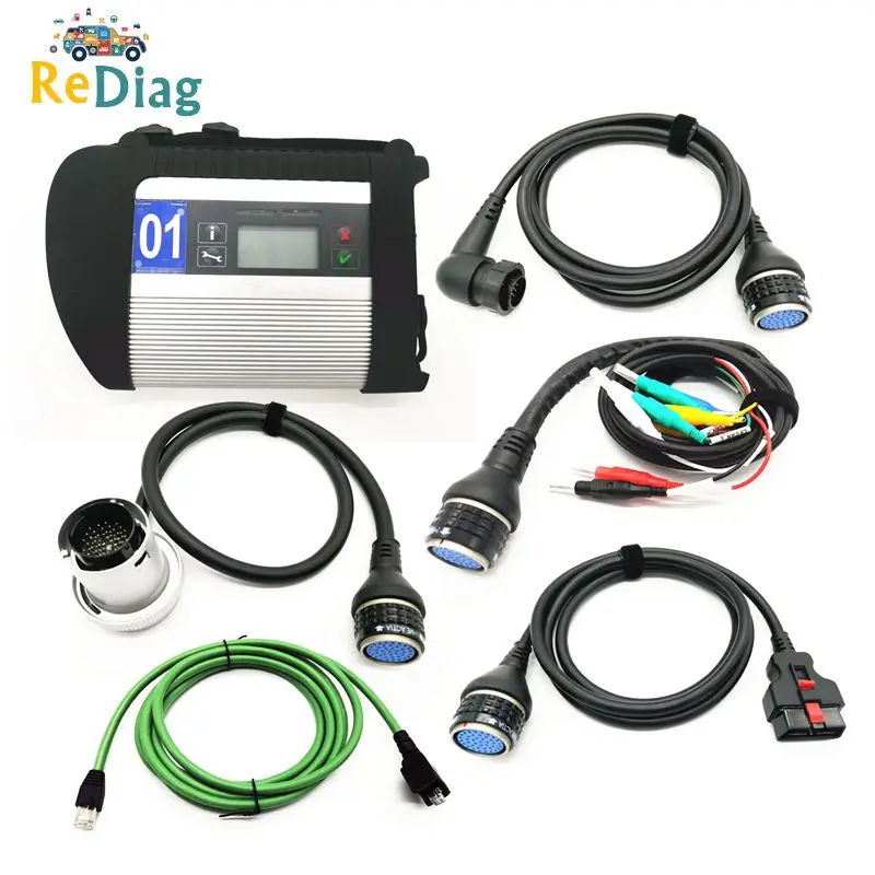 US $354.40 S Sale Full Chip V201912 software HDD for MB STAR C4 for MB SD Connect Compact 4 Diagnostic Tool with WIFI Function