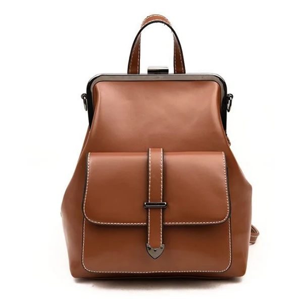 ACELURE, женские кожаные рюкзаки, винтажная женская сумка на плечо, сумка для путешествий, женский рюкзак, Mochilas, школьные сумки для девочек, Новинка - Цвет: Brown