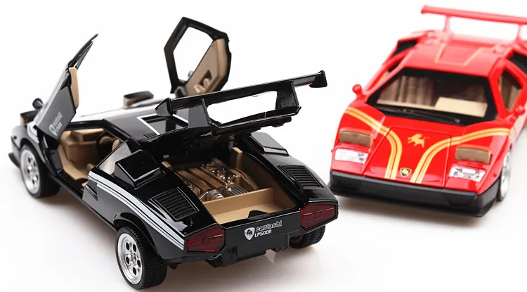 1:32 классический литой под давлением Супер спортивный автомобиль известный бык ламбор обратного отсчета металлическая модель игрушка с инерционным механизмом со световым звуком