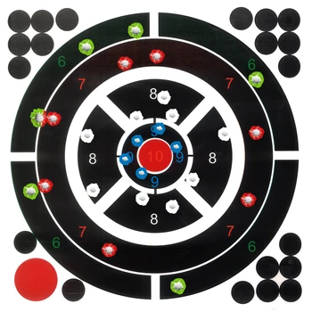 

Stainless Steel Target Bullseye Shooting Target for Slingshot Target Sticker Hunting Practice Training Aid Tool Accessories