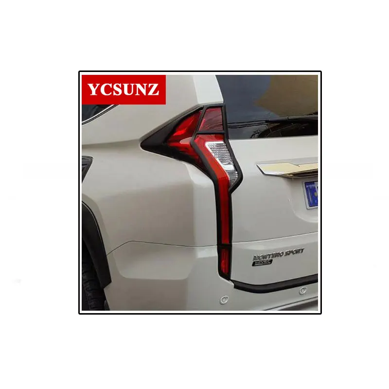 2016 2019 для Mitsubishi Pajero спортивные аксессуары хромированные задние фары Крышка Montero