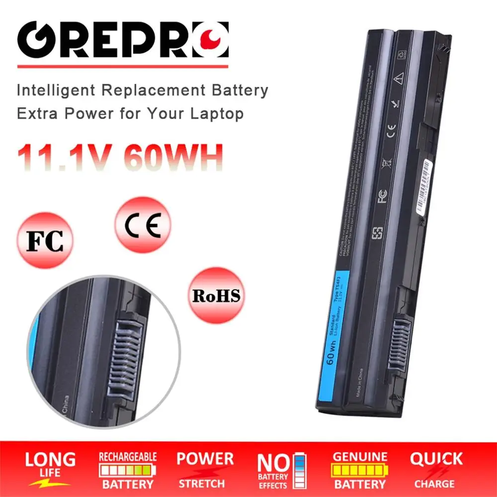 Bateria do Portátil para Dell E6520 para Inspiron Vostro 3460 3560 Latitude 7420 7520 7720 5420 8858x 8p3yx 911md 60wh E6420