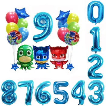

Original Pj Masks toy Birthday Party Decorations kids christmas decorations for home Pj Mask Figures Balloons Toys Gifts 2S05