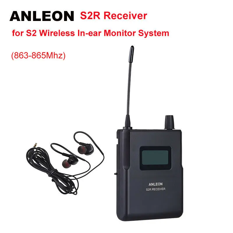 Для ANLEON S2R приемник для стерео-вкладыши беспроводная система мониторинга IEM UHF