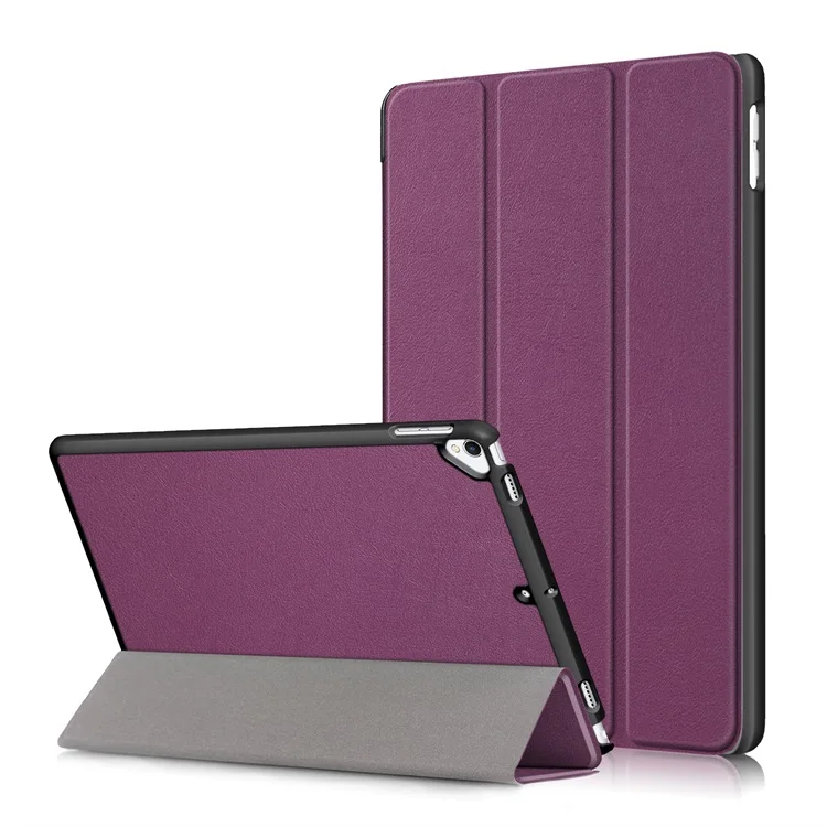 Чехол-книжка для iPad 10,2 дюймов, чехол-подставка для планшета, ультра тонкий чехол для Apple iPad 7 10,", Чехол - Цвет: Фиолетовый