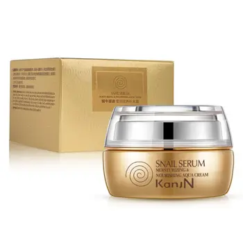 

Face Snail Extract Moisturizing Cream Hydrating Smooth Fine Lines Anti-wrinkles Brighten Skin Color Face Care maquiagem 50ml