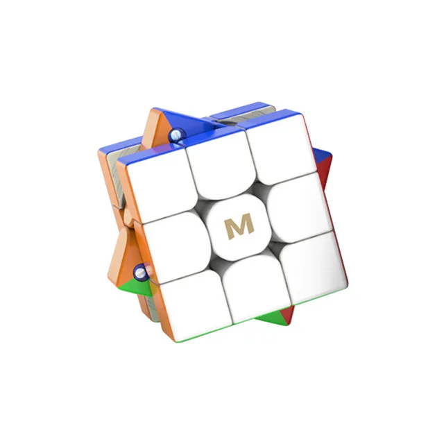 YongJun MGC3 Elite M 3x3 черный скоростной куб YJ MGC Elite Магнитный 3x3x3 Magico кубики Головоломка Развивающие игрушки для детей - Цвет: Stickerless