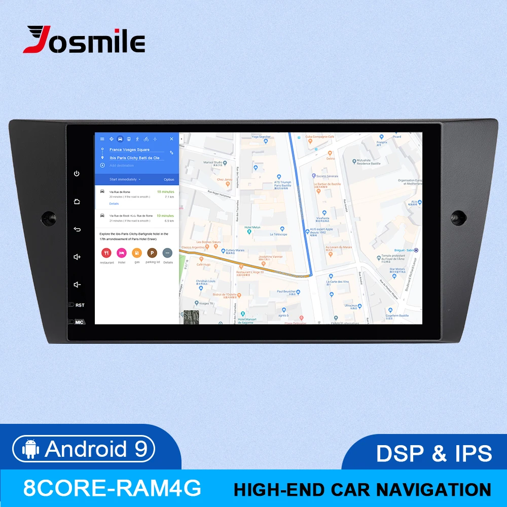 IPS DSP 8 Core 4GB 64G 1 Din Android 9.0 Car Radio Stereo For BMW E90/E91/E92/E93 Multimedia Player Navigation GPS DVD head Unit IPS DSP 8 Core 4GB 64G 1 Din Android 9.0 Car Radio Stereo For BMW E90/E91/E92/E93 Multimedia Player Navigation GPS DVD head Unit