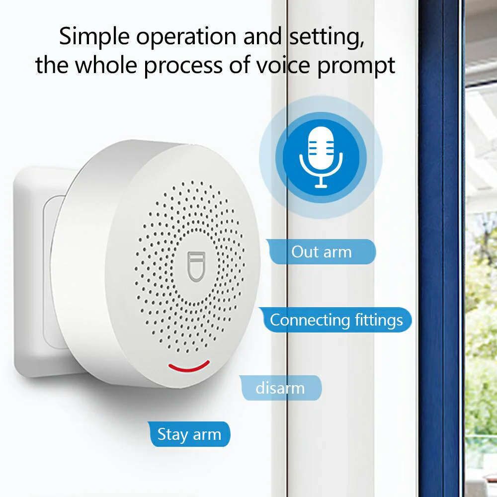 Tuya WIFI Home Alarm System with 433MHz Door Window Sensor Motion Detector and Smart Home APP - Image 5