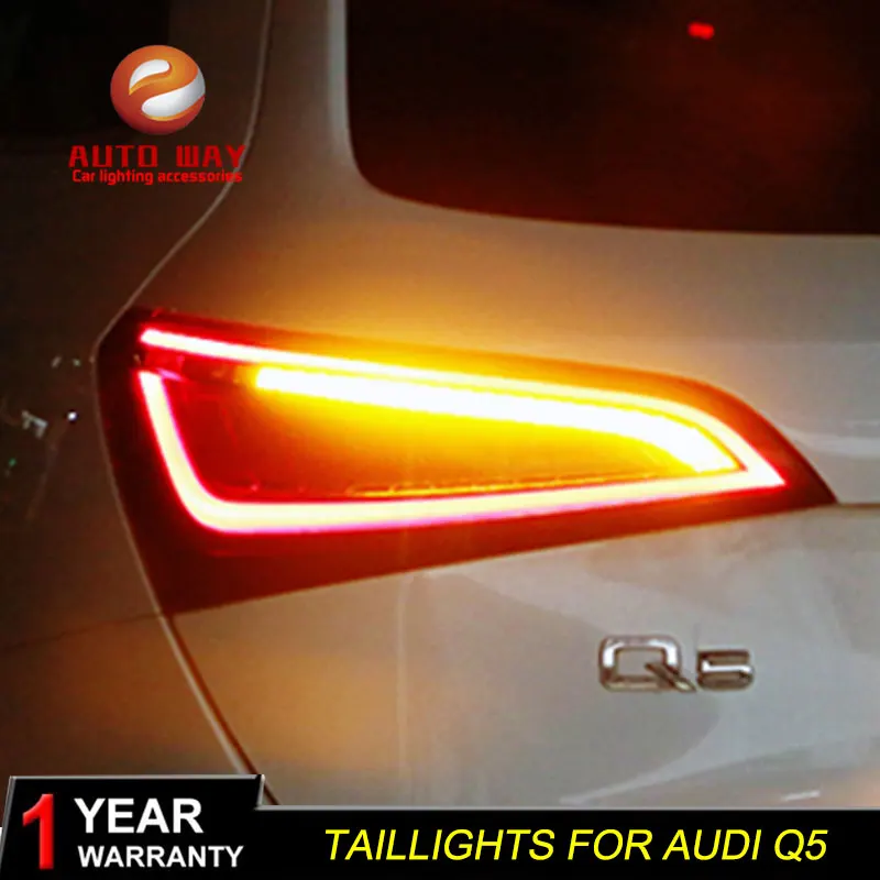 Автомобильный Стильный чехол для Audi Q5 задние фонари 2009-2015 динамический сигнал