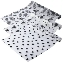 Полка-вкладыш, 3 упаковки, не клейкая EVA, с принтом, для шкафа, для ящиков, водонепроницаемые, для кухни, для холодильника, коврик для холодильника