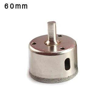 

4Pcs 45/50/55/60mm Drill Bit Carborundum Iron Base For Drill Hole On Glass Stone