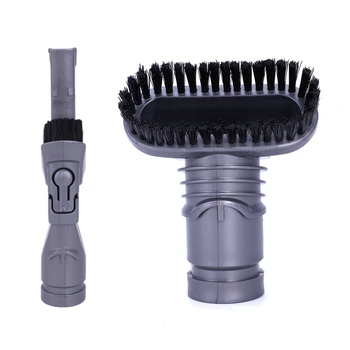 

2 Pcs Vacuum Attachment Combo Tool Plastic Vacuum Cleaner Stiff Bristle Brush Tool, 21.5 X 3.3cm & 11 X 8.5cm