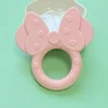 1pcs Silicone Teether Cartoon Mouse Head Animal Food Grade Silicone Teething Toys For Teeth Tiny Rod Baby Teether Gifeg 4