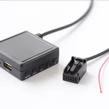 Автомобильный Bluetooth 5,0 беспроводной HIFI Bluetooth Aux микрофон адаптер TF USB флэш-накопитель для Ford Fiesta Mondeo транзитный переход Fusion