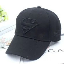 Новая удобная, легкая бейсбольная кепка Фонд Шапки вышивкой Супермена Бейсбол шляпа Для мужчин и Для женщин на открытом воздухе Для досуга остроконечные Кепки