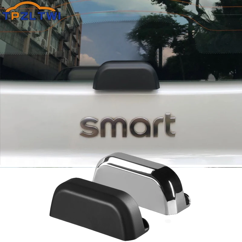 For Old Smart Fortwo 451 Car Rear Bumper Trunk Back Door Handle Sticker Auxiliary Knob Exterior Decoration Auto Car Accessories