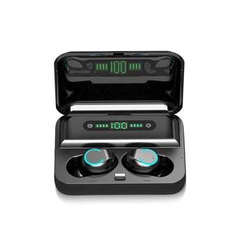

2 Colors Wireless Earphone Bluetooth V5.0 F9 TWS Wireless Bluetooth LED Display Headsets Microphone For Xiaomi Huawei Samsung