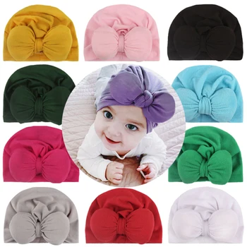 

Cute Winter Children's Hats Baby Cap Velvet Big Bow Hat For Baby Girls Layer Butterfly India Hat Soft Kids Caps Headwear