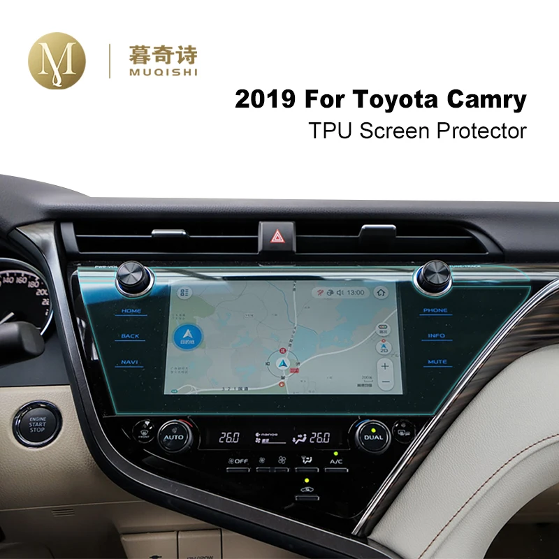 

9 Inch For Toyota Camry 2018 2019 Navigation Screen Film Car LCD GPS Display Cover TPU Dashboard Protector Dash Board Guard
