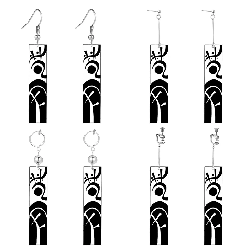 Anime Tokyo Revengers Izana Kurokawa Earrings Cosplay Acrylic Pendant Ear Hook Dangle Earrings Jewelry Accessories For Women Men