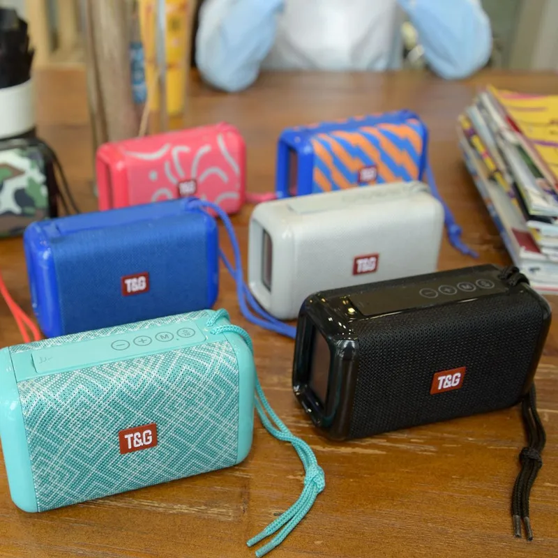 TG163 Mini Wireless FM Radio Bluetooth Speaker AUX USB TF Card Portable Outdoor Handsfree Subwoofer Boombox F4030D | Электроника