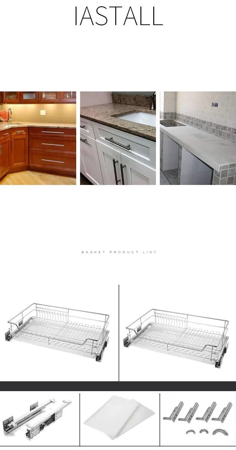 Estas Para Colgar En La Ducha Pantries Almacenaje Armario Platos из нержавеющей стали, кухонная корзина для кухонного шкафа