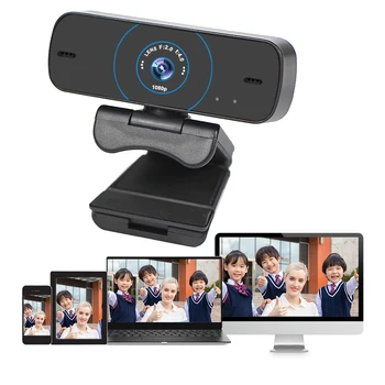 

USB Camera 1080P Web Camera with Built-in HD Microphone Widescreen Computer Meeting Conference Live Stream video Web Cam
