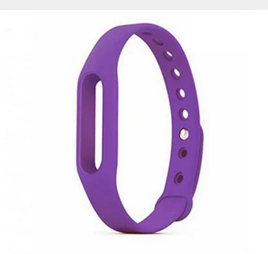 Purple Для Xiaomi mi Band 1 ремешок для mi Band 1s браслет для mi Band 1s Ремешок mi Band Браслет для Xiaomi mi ремешок 1 Замена ремешка - Цвет: Purple