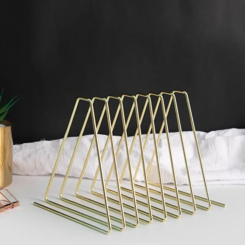 

Flexible Bookend Metal Book Holder Desktop Organizer Support Stand Shelf Rack