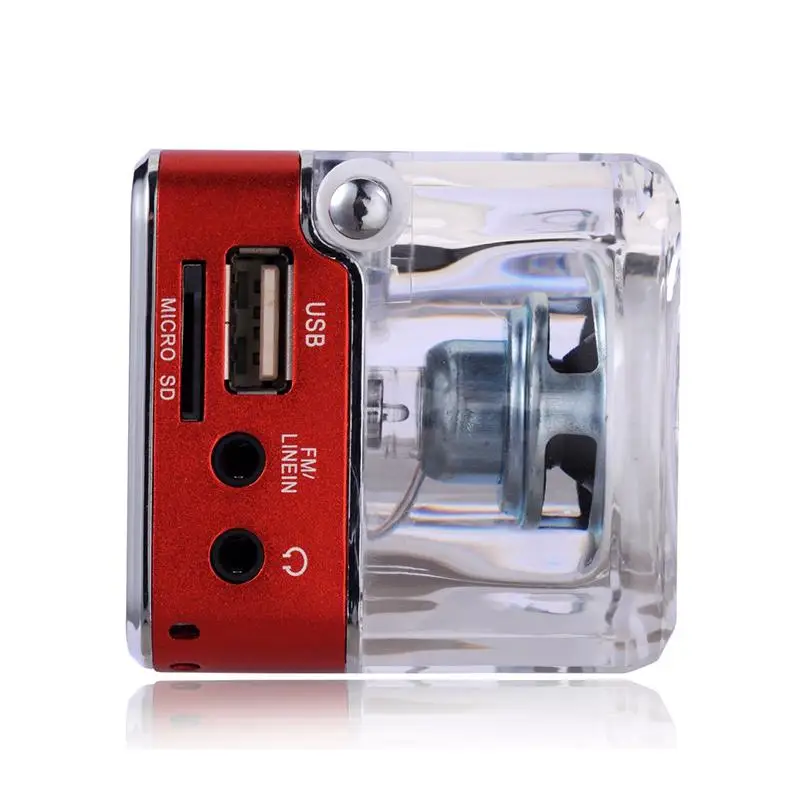 MP3 плеер динамик с USB кабелем питьевой музыки мини USB MicroSD карты FM радио ЖК-дисплей динамик R25