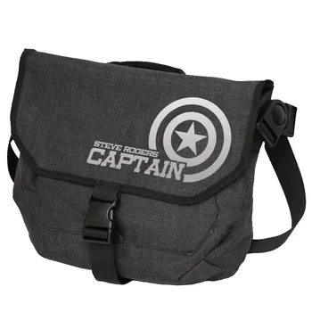 

Captain America Iron man Handbag Shoulder Bag Casual Zipper Shoulder Bag Crossbody Bags Schoolbags Messenger Bag