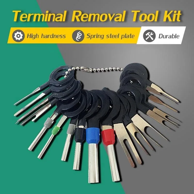 Connector Pin Extractor Terminal Removal Tool Kit Car Electrical Wiring Crimp