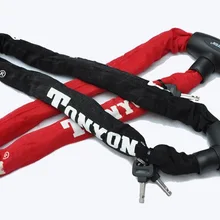 Универсальный замок для шоссейного велосипеда складной велосипедный Противоугонный стальной трос цепной замок Ty-715d 1,44 кг