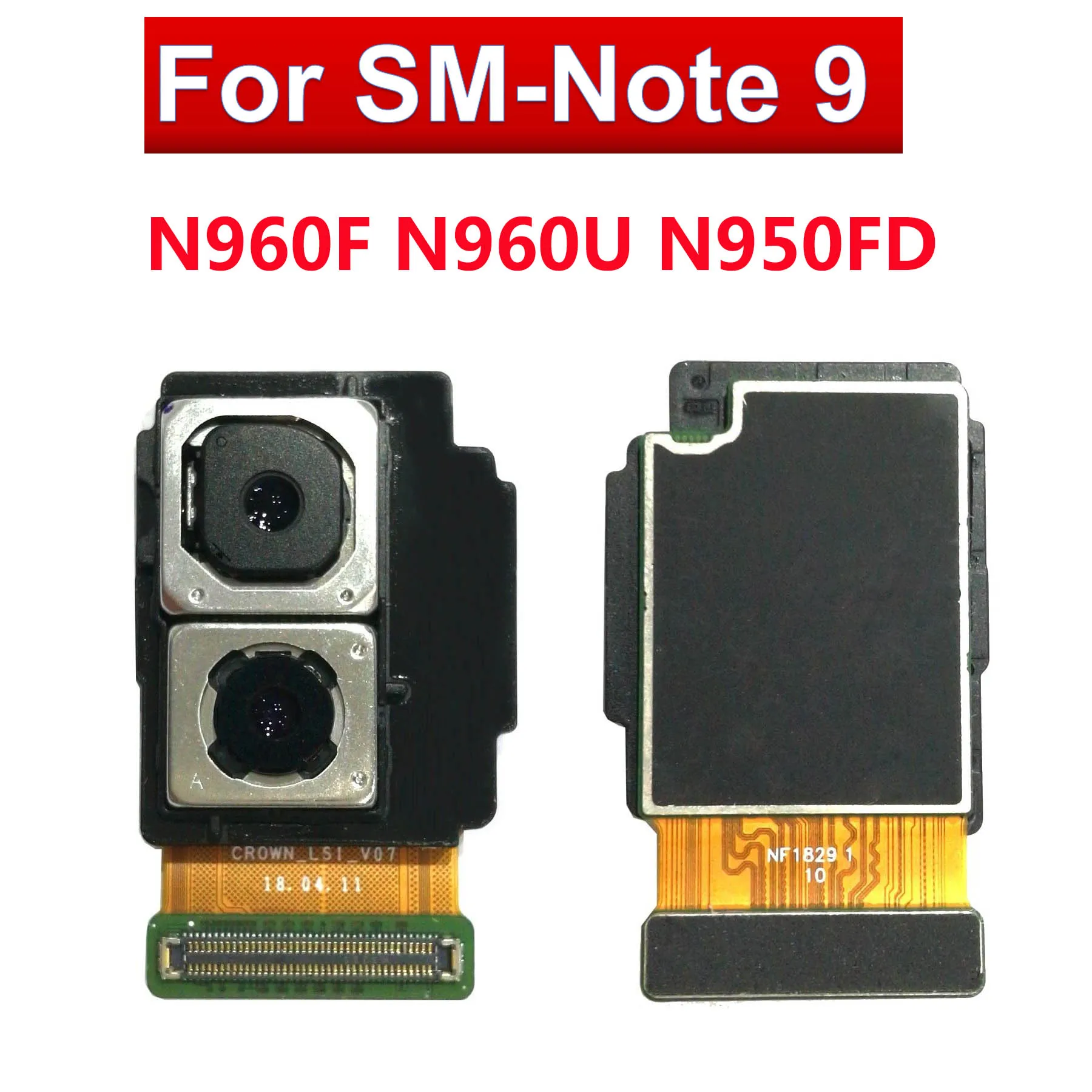 

Original Back Rear Camera Module Flex Cable Replacement For Samsung Galaxy Note 9 N950F N950 N950FD N950U