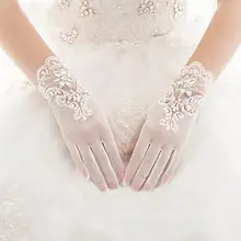 Короткие Свадебные перчатки Кристалл Стразы браслет-лента свадебные перчатки для женщин украшения к вечернему платью аксессуары для невесты Новинка