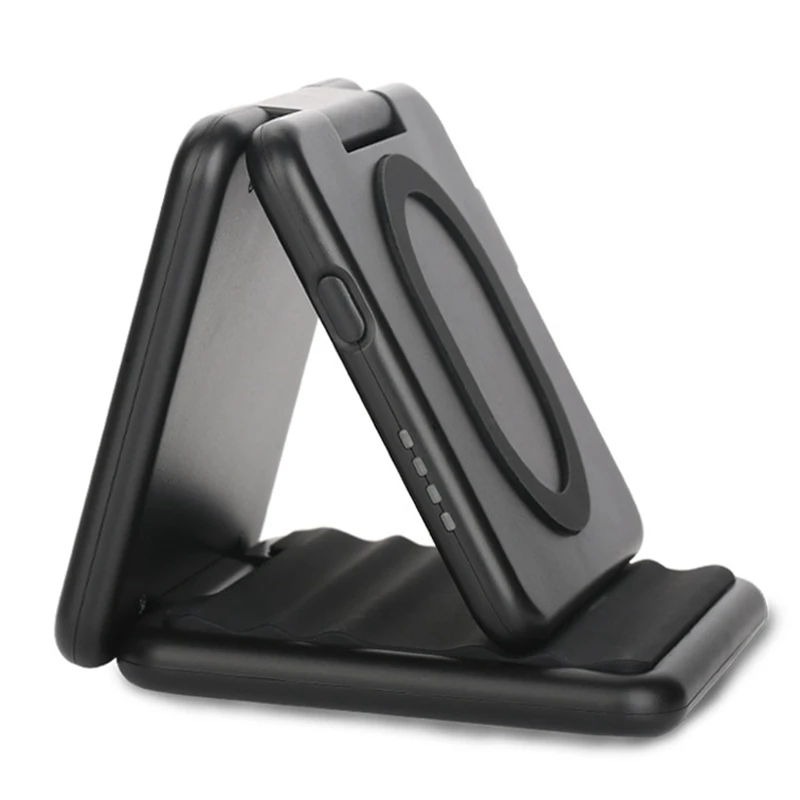 

QI Fast Charge Wireless Charging Treasure Foldable Wireless Mobile Power Wireless Charging Treasure Phone Bracket for Samsung S8