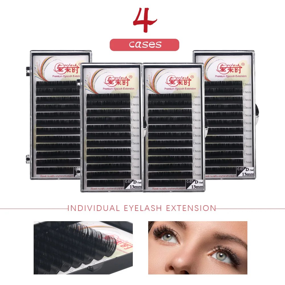 

Eyelash Extension Individual Korea Silk Volume Eyelashes Maquiagem Cilia Eyelashes Extension BCD CURL Faux Mink Eyelashes Makeup