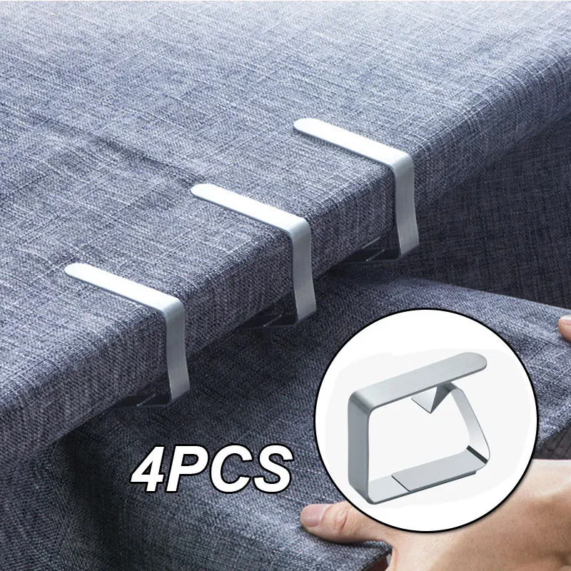 4 шт./компл. домашний Свадебный держатель для пикника Зажимные инструменты папка из нержавеющей стали крепление для скатерти регулируемые настольные тканевые зажимы