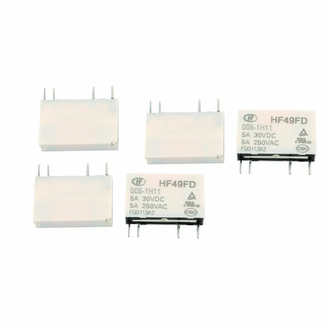 5 шт. 30VDC 250VAC 5A 4 Терминал без SPST HF49FD/005-1H11 Мощность реле