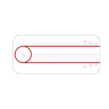 

Unbreakable Temperature Resistant Accuracy Consistency Training Golf Alignment Board for Indoor